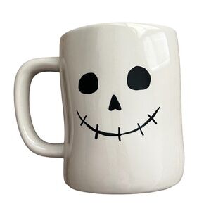 Rae Dunn Spooky Double Sided Skeleton Mug